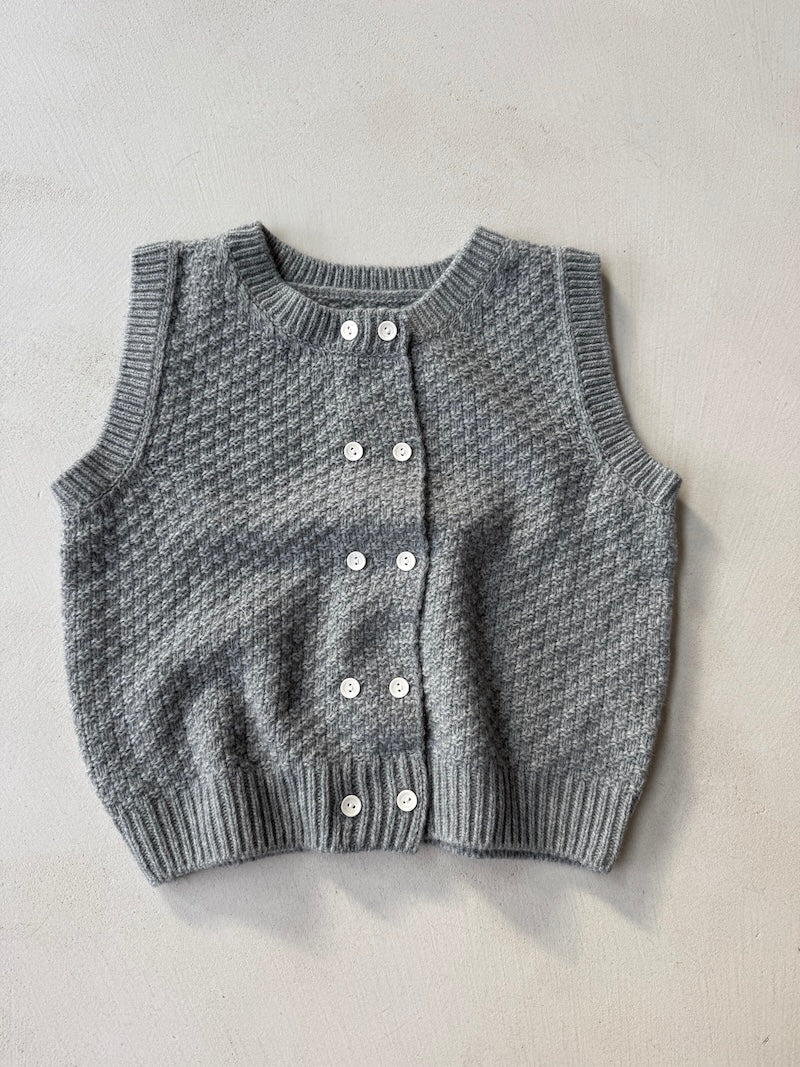 Double Button Vest