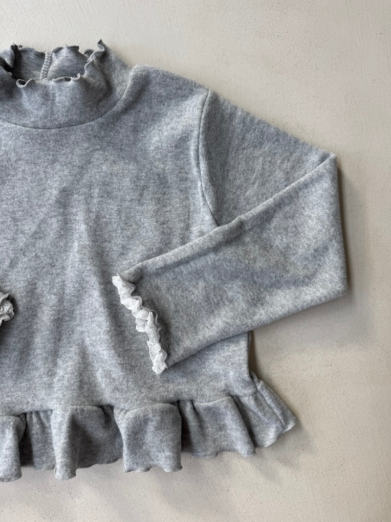 Frill Turtleneck Top
