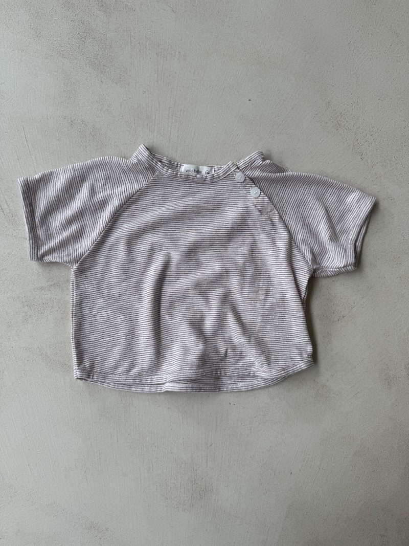 Bebe Piping Stripe Tee