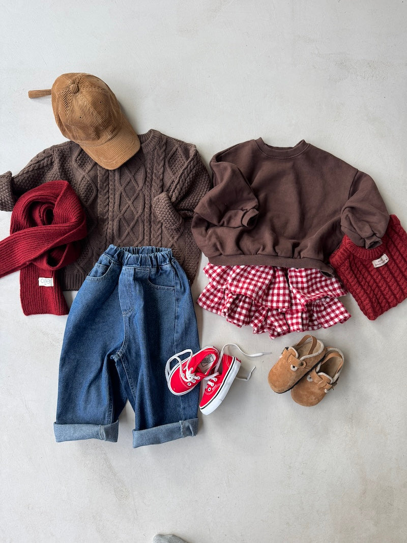 Chocolate Fisherman Knit