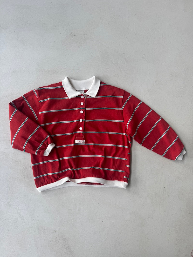 Red Stripes Polo