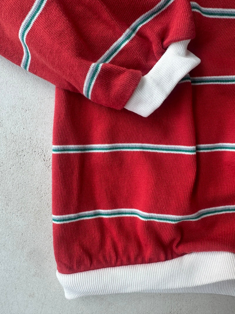 Red Stripes Polo