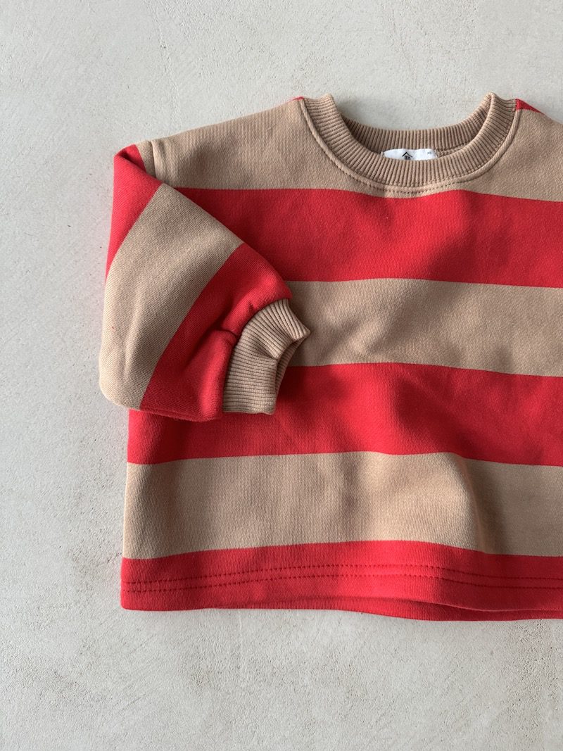 MM Boxy Stripe Sweatshirt
