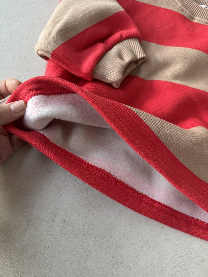 MM Boxy Stripe Sweatshirt