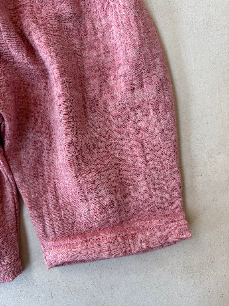 Raspberry Muslin Cotton Pants