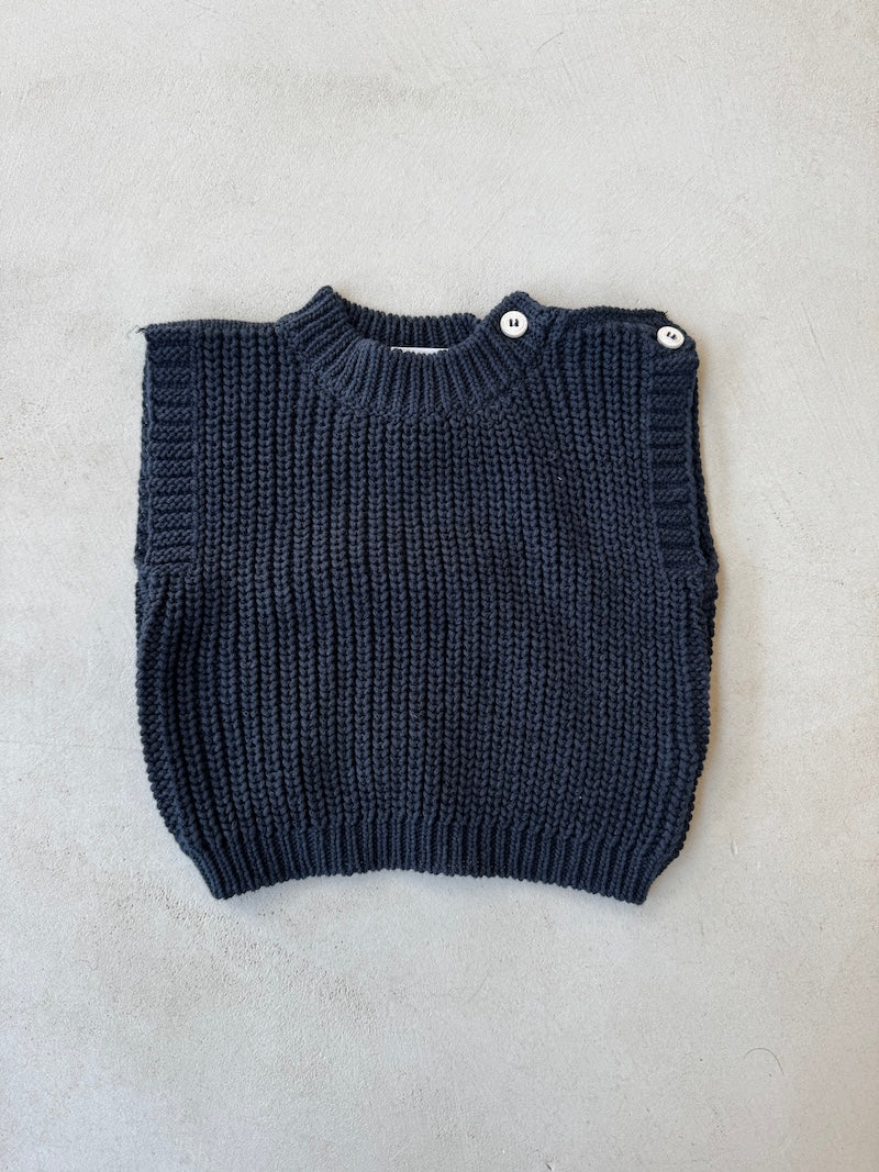 Bebe Cotton Knit Vest