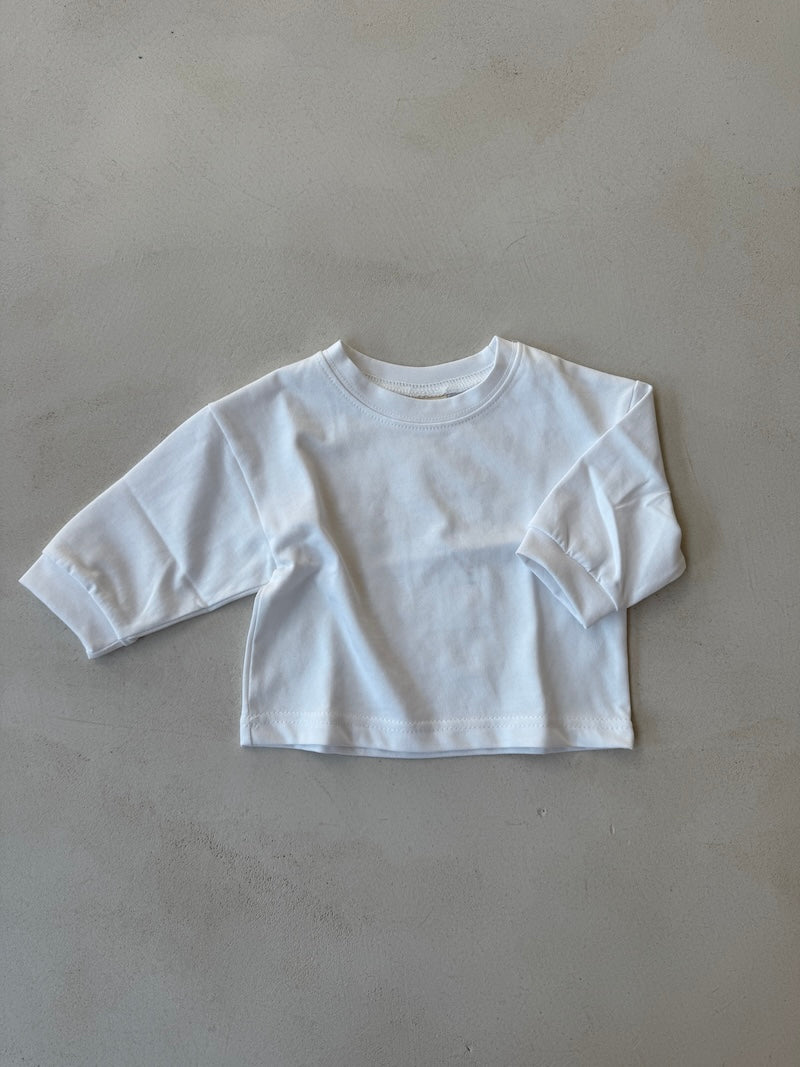 Bebe Soft White Tee