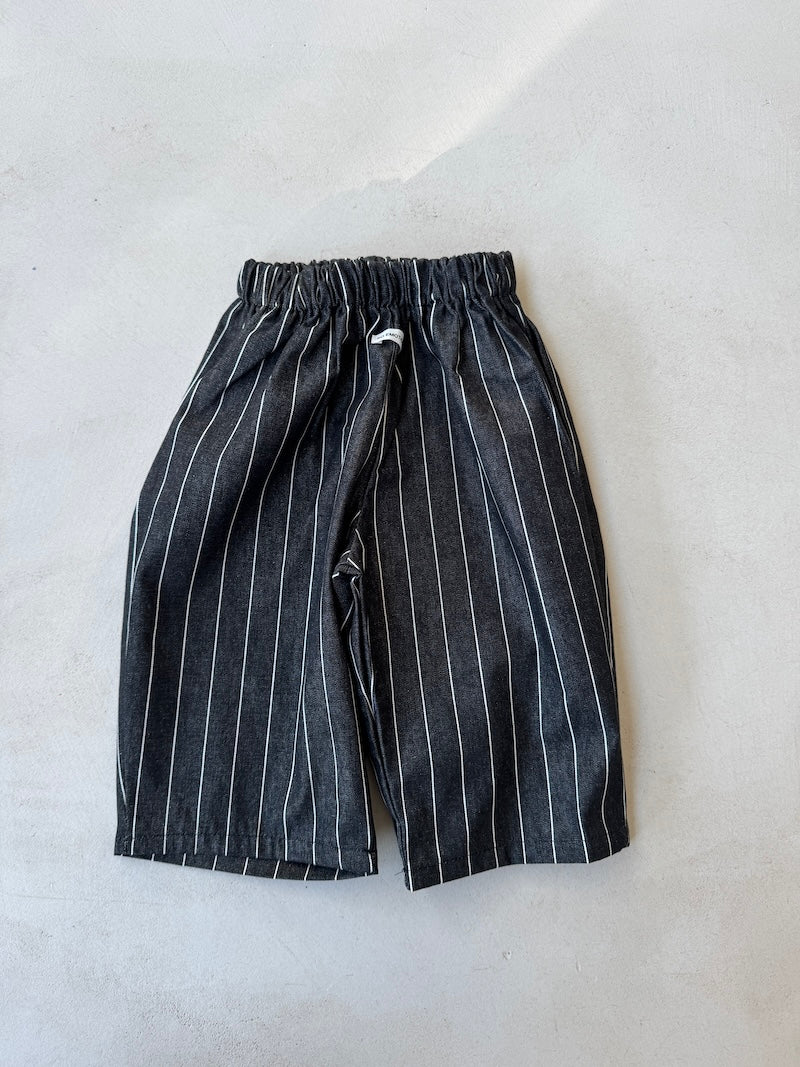 Bebe Black Stripes Jeans