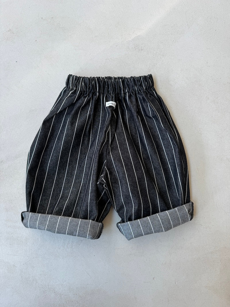 Bebe Black Stripes Jeans