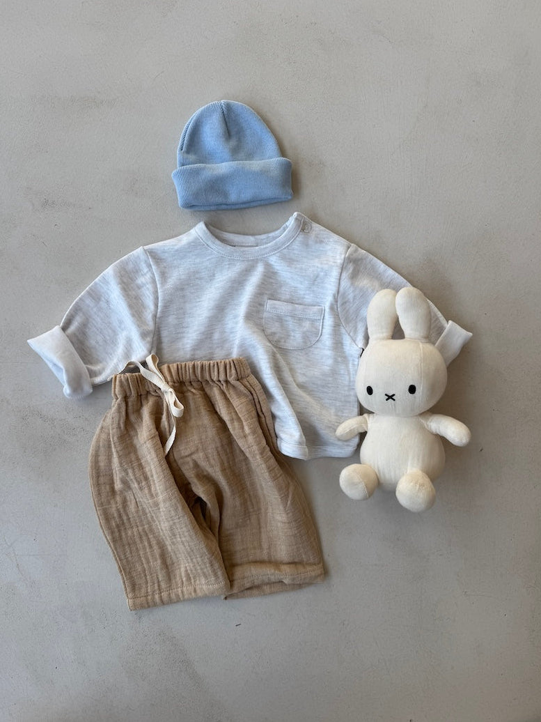 Ochre Muslin Cotton Pants