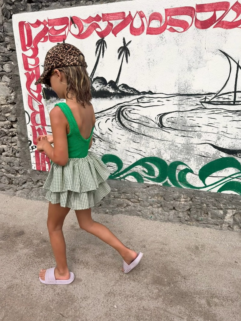 Joanne Vichy Skirt Green