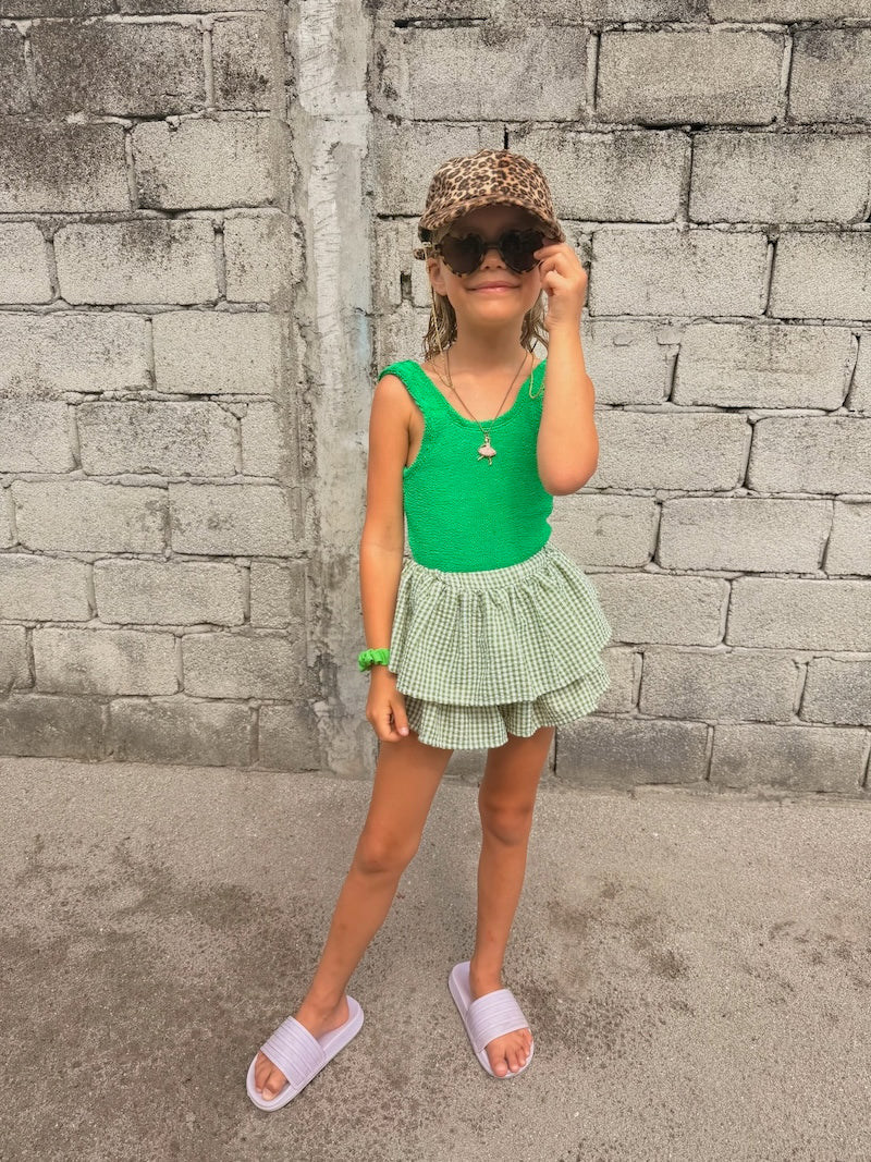 Joanne Vichy Skirt Green