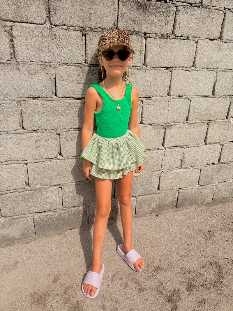 Joanne Vichy Skirt Green