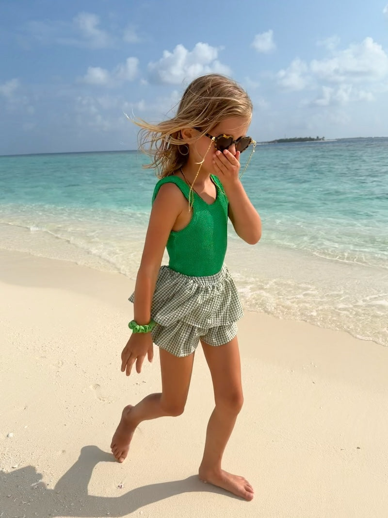 Joanne Vichy Skirt Green