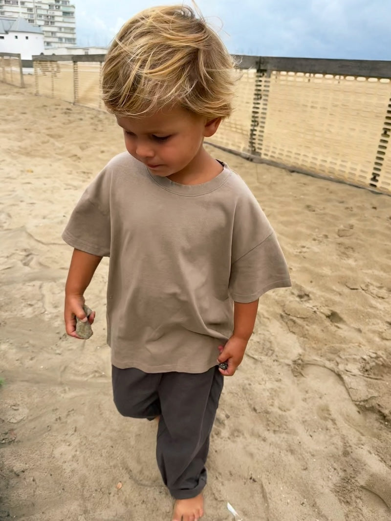 Washed Brown Base Tee