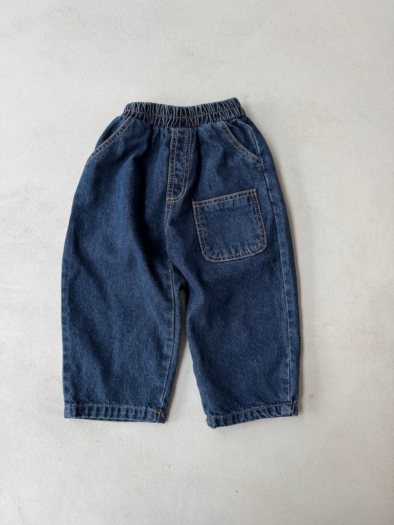Blue Pocket Jeans