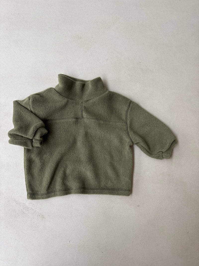 Fleece High Neck Jumper