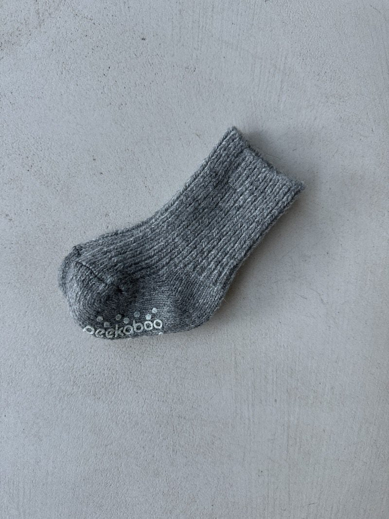 Grey Wool Socks