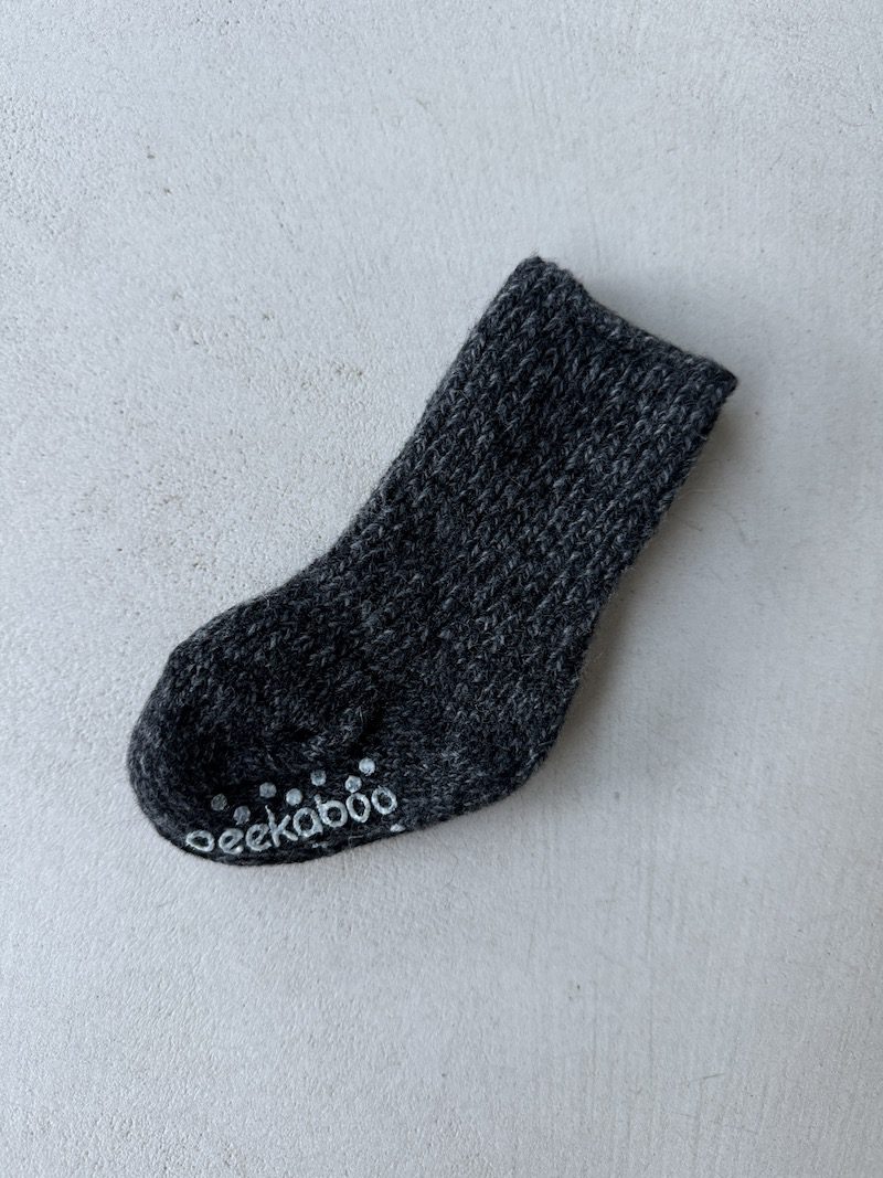 Grey Wool Socks