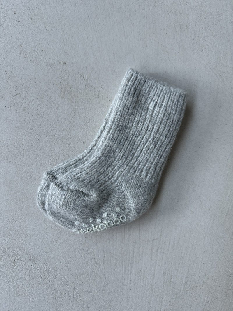 Grey Wool Socks