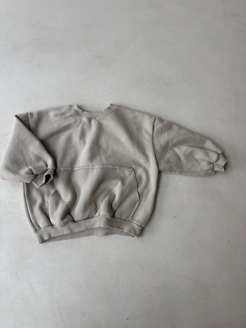 Kangaroo Sweat Beige