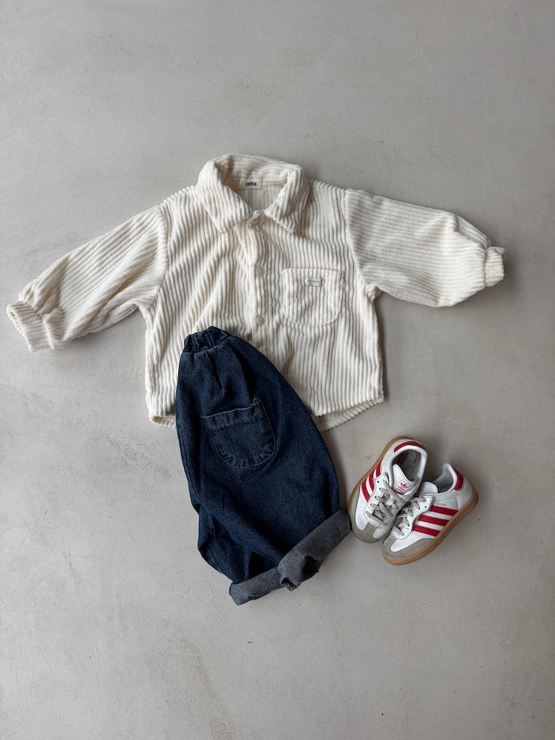 Cream Cord Shirt