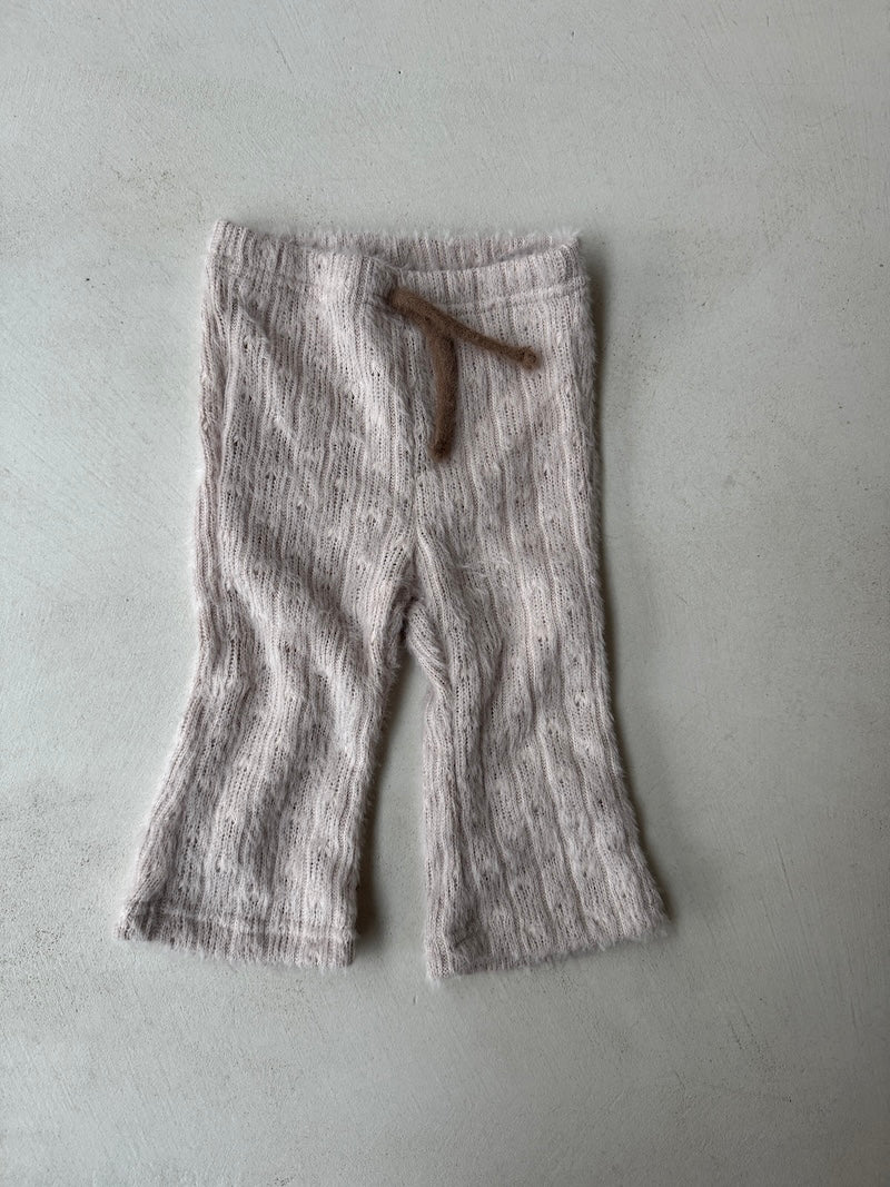 Mini Plush Bootcut Pants
