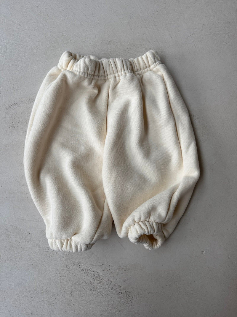 Bebe Fleece Joggers Cream