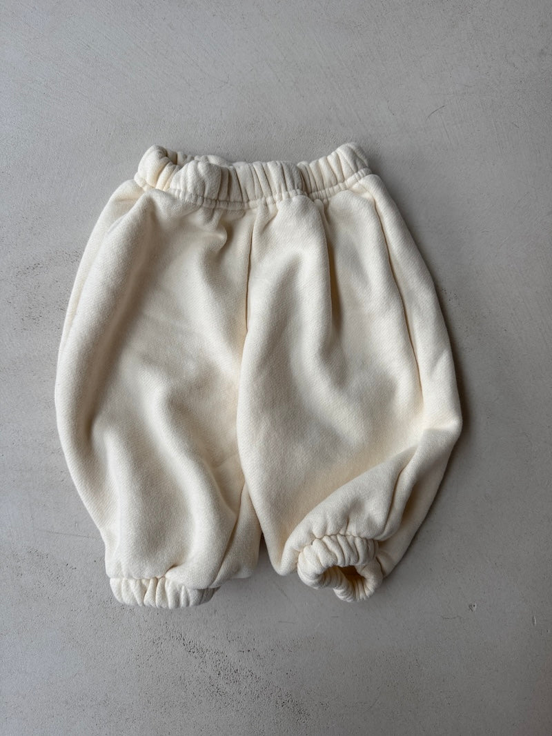 Bebe Fleece Joggers Cream