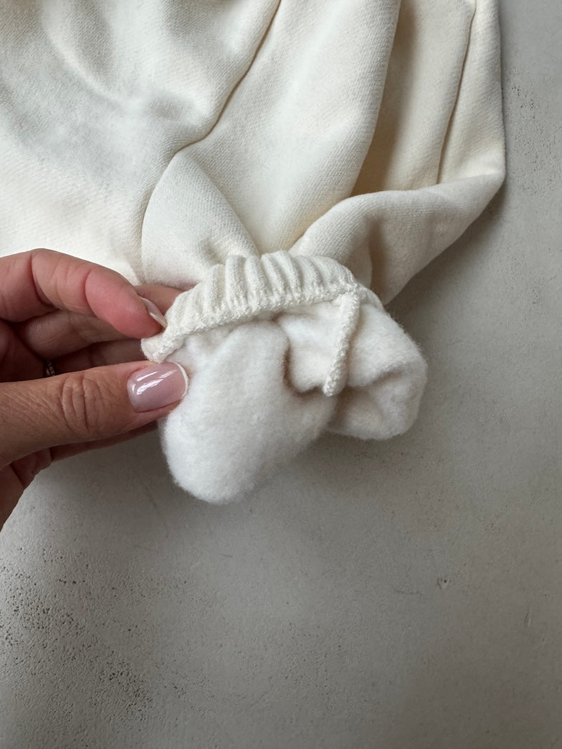 Bebe Fleece Joggers Cream