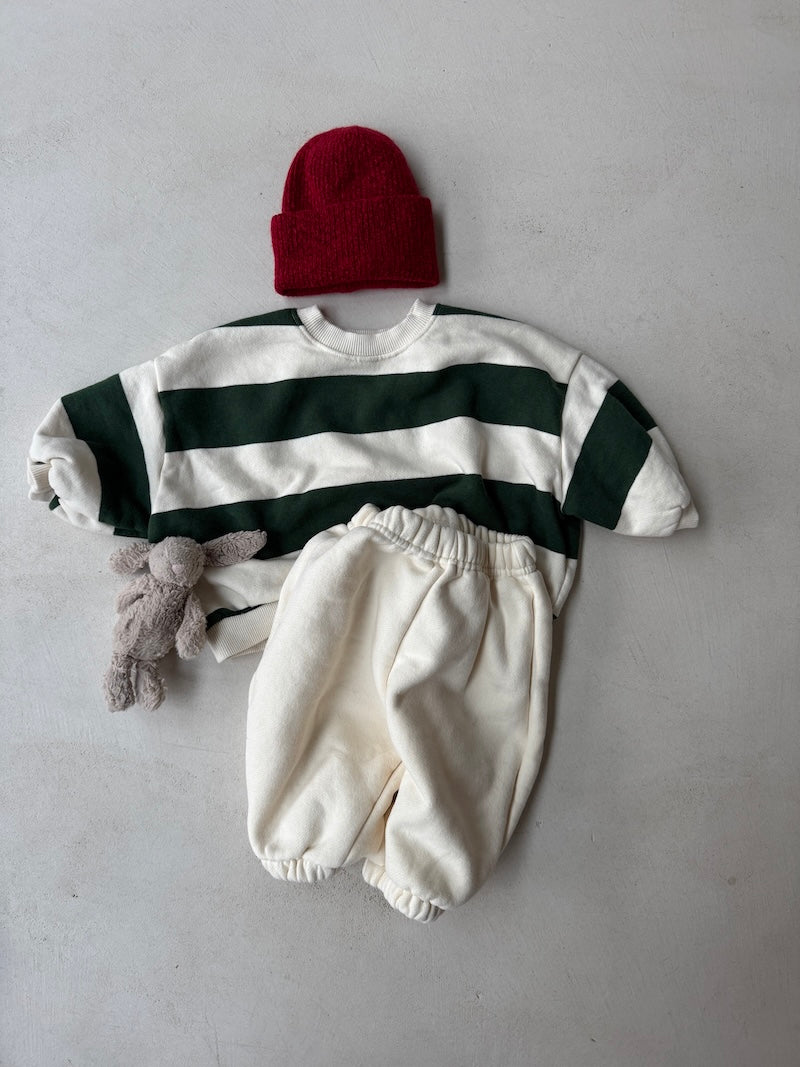 Bebe Fleece Joggers Cream