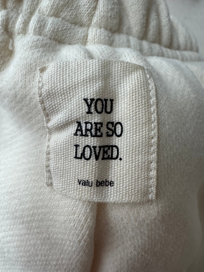 Bebe Fleece Joggers Cream