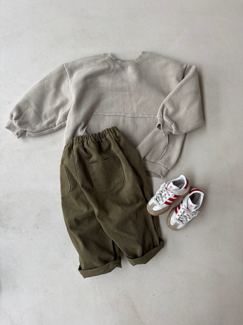 Kangaroo Sweat Beige