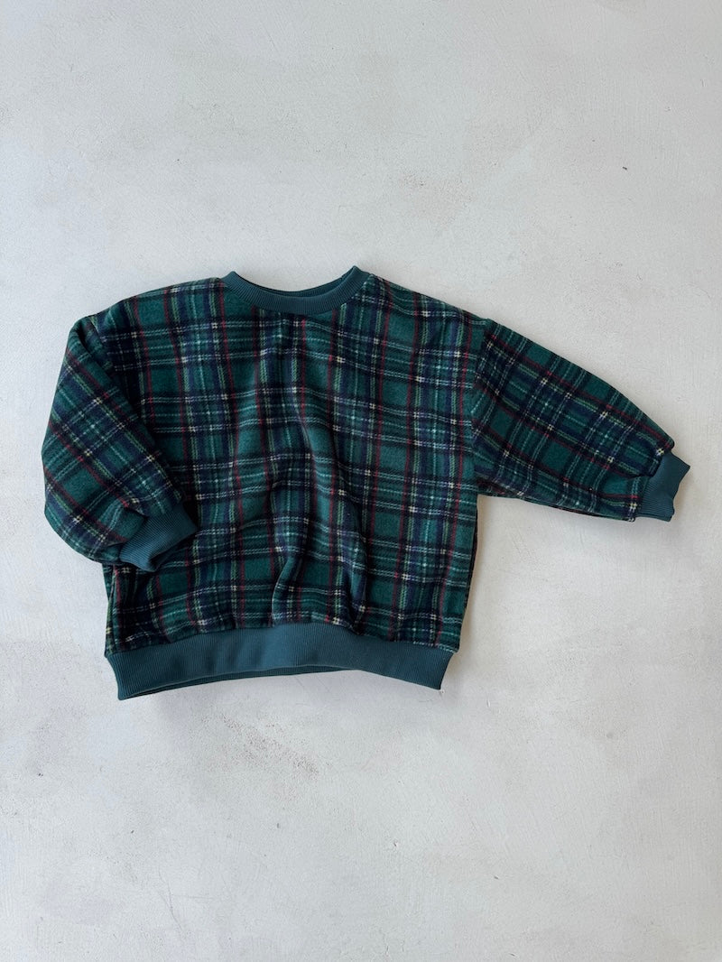 Green Tartan Sweatshirt