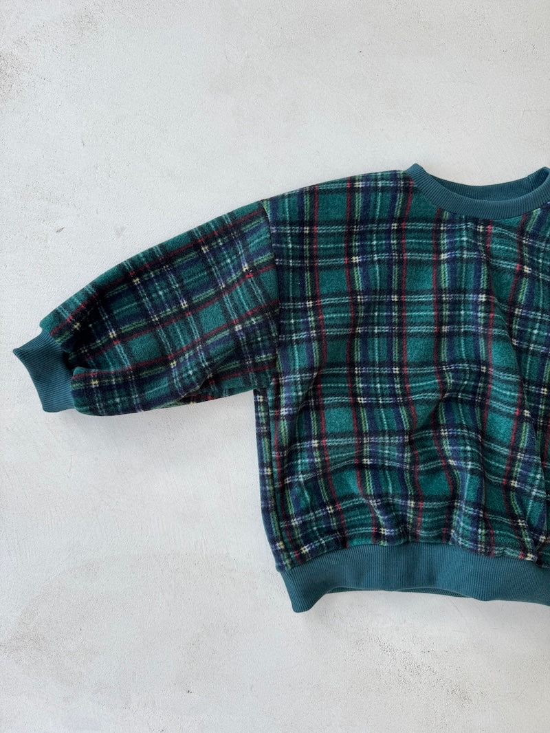 Green Tartan Sweatshirt