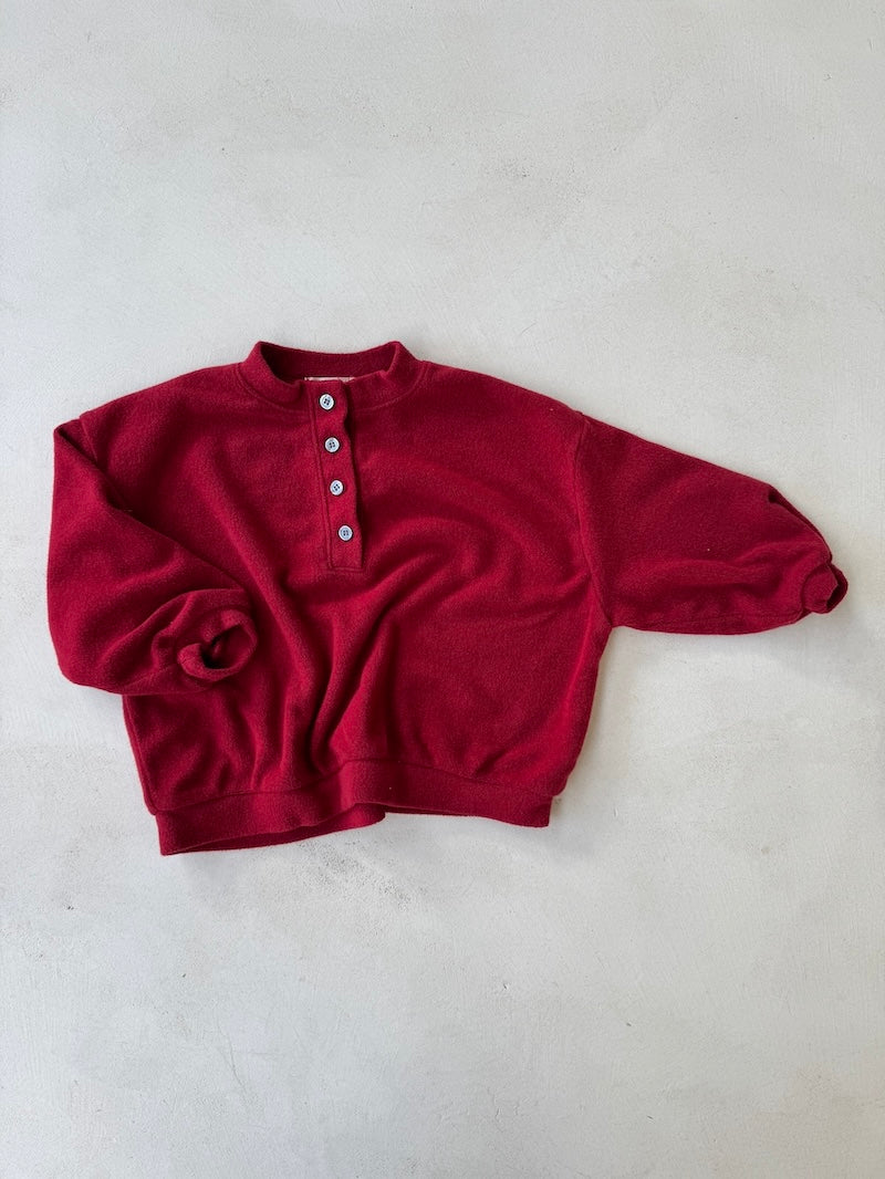 Red Button Jumper