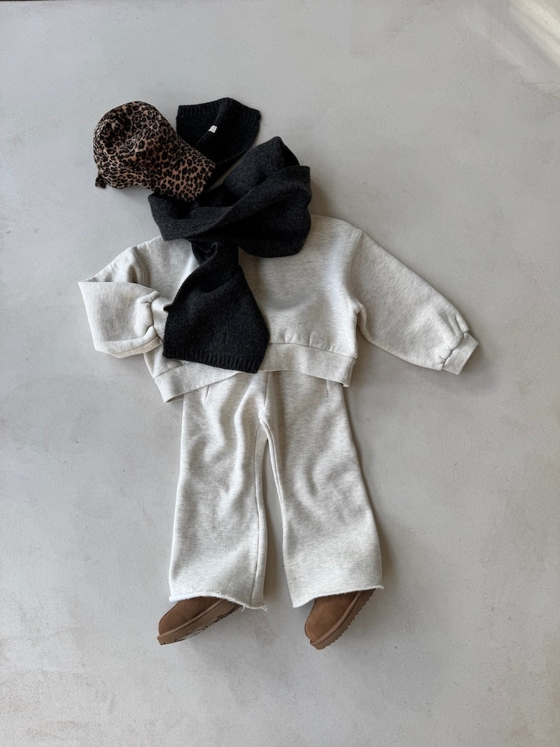 Cropped Fleece Sweat