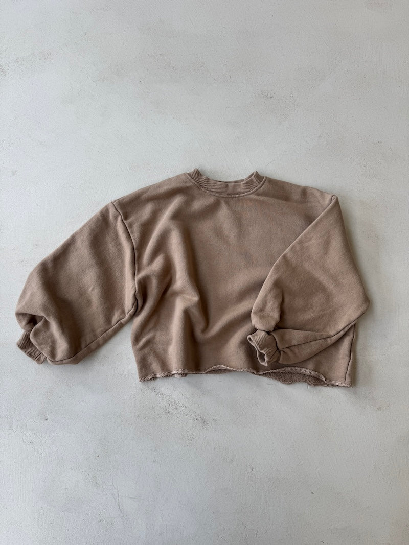 Cropped Puff Sweatshirt