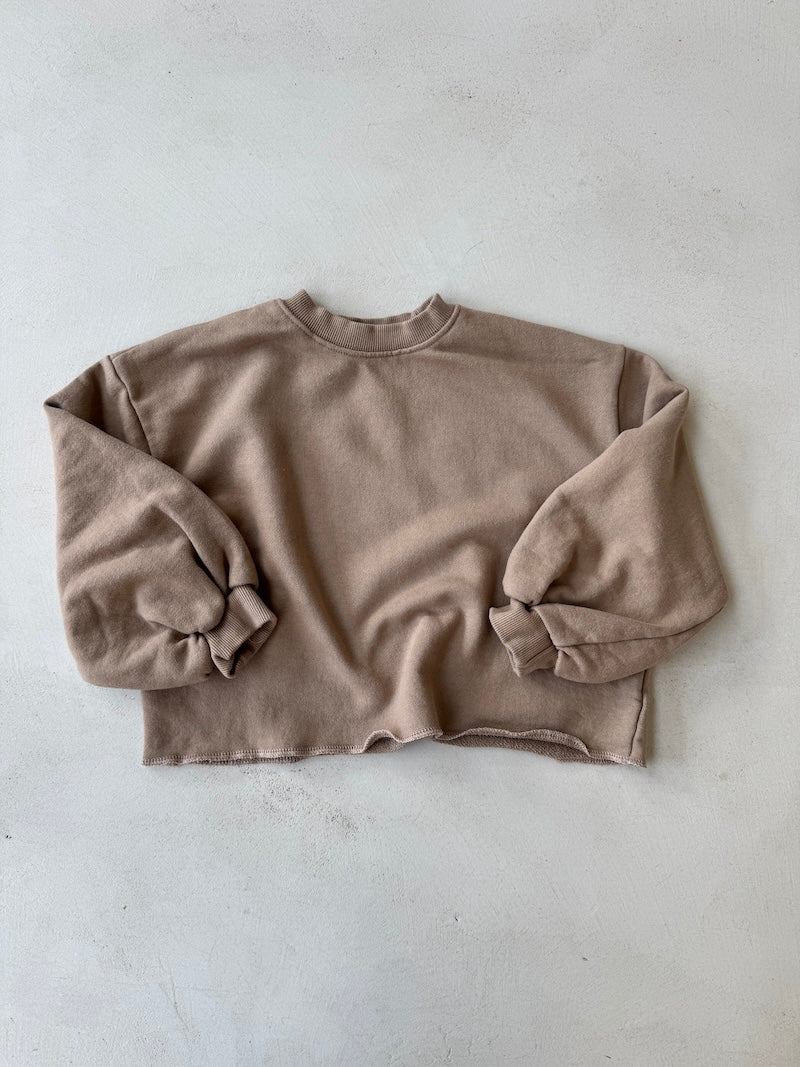 Cropped Puff Sweatshirt