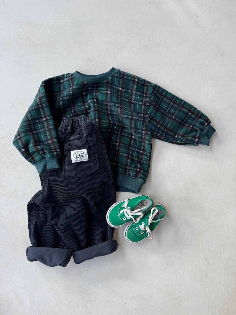 Green Tartan Sweatshirt