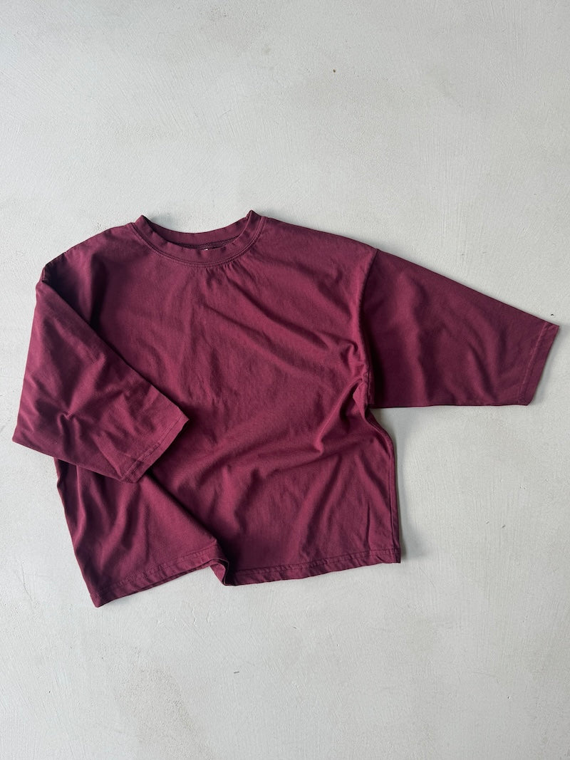 Plum Oversized Tee