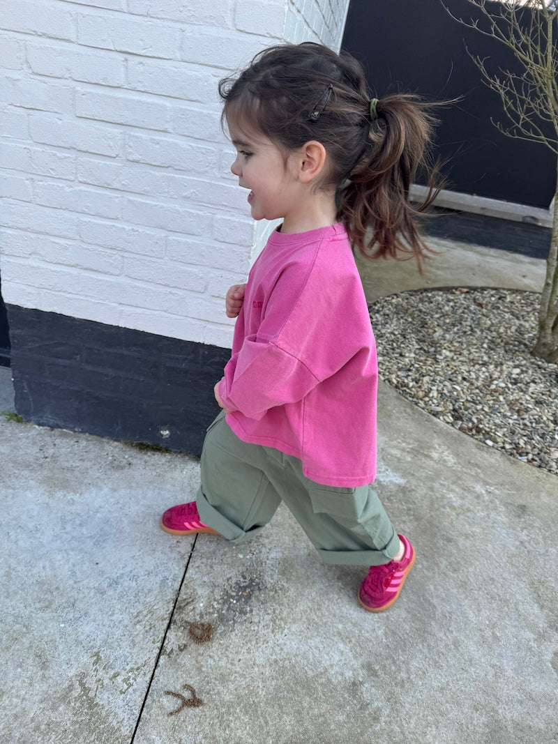 Washed Pink Jumper