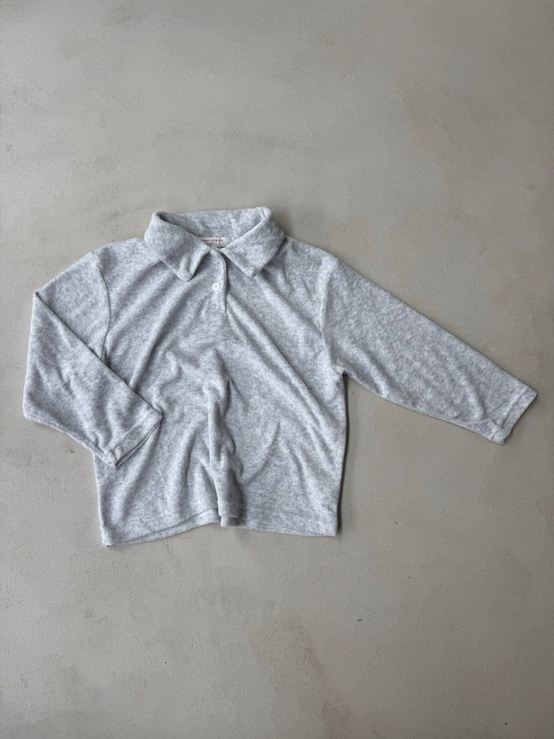 Grey Terry Polo