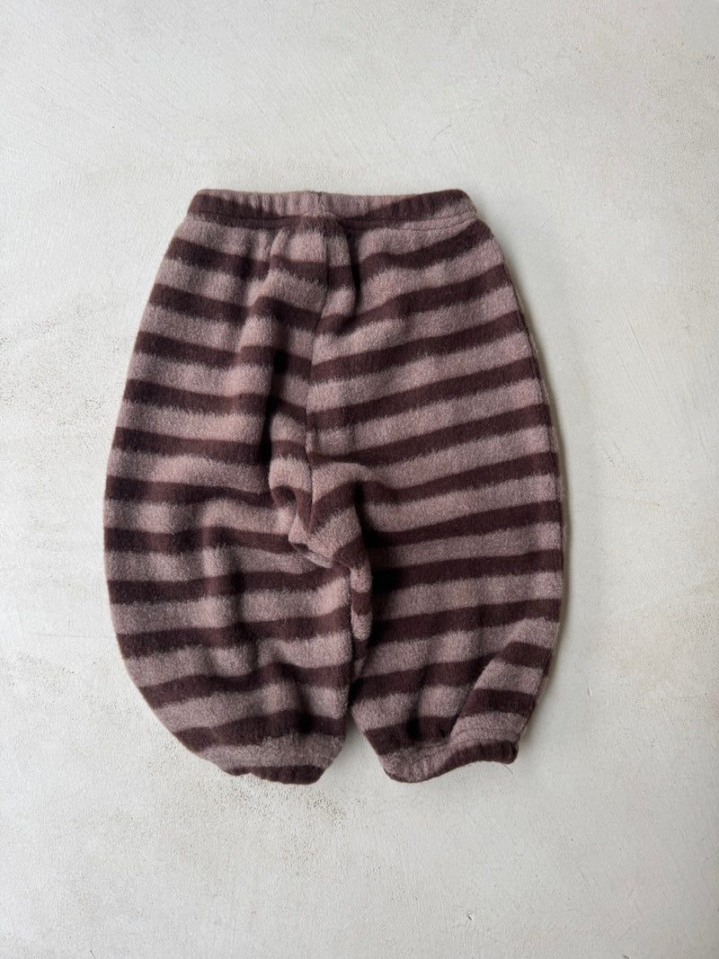 Mini Fleece Stripe Pants