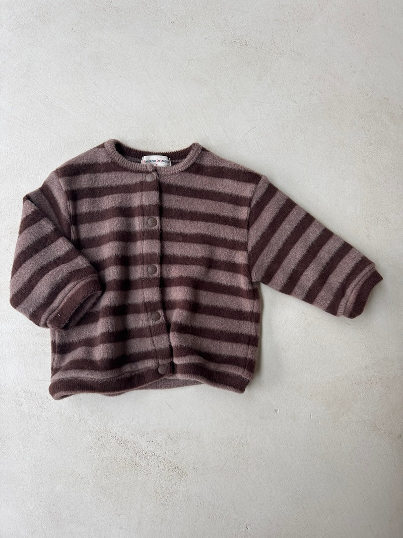 Mini Fleece Cardigan