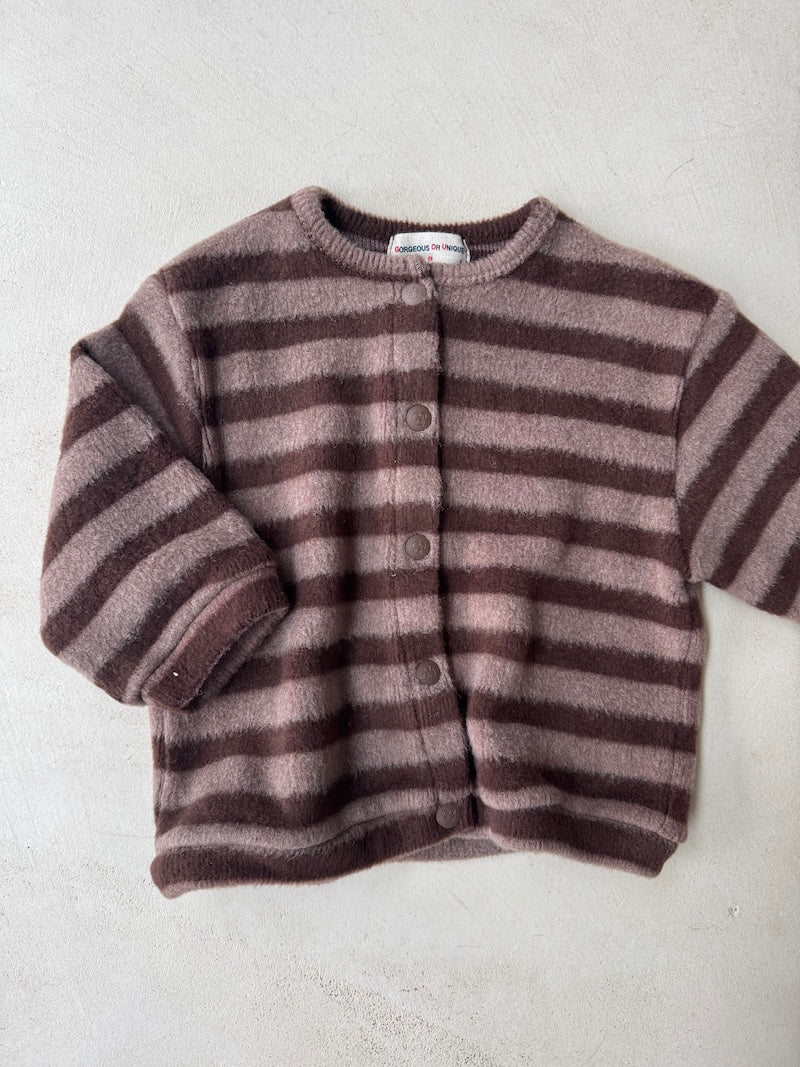 Mini Fleece Cardigan