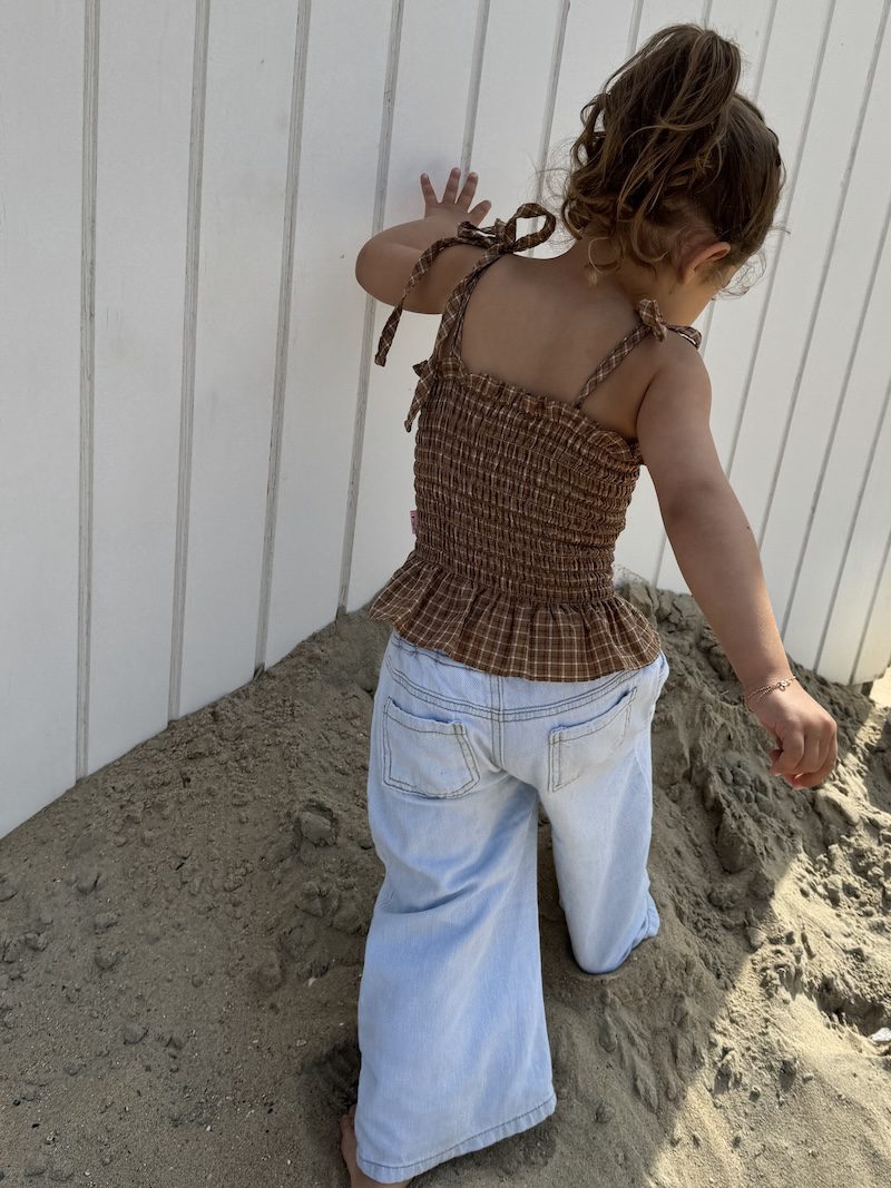 Wide Linen Flow Jeans
