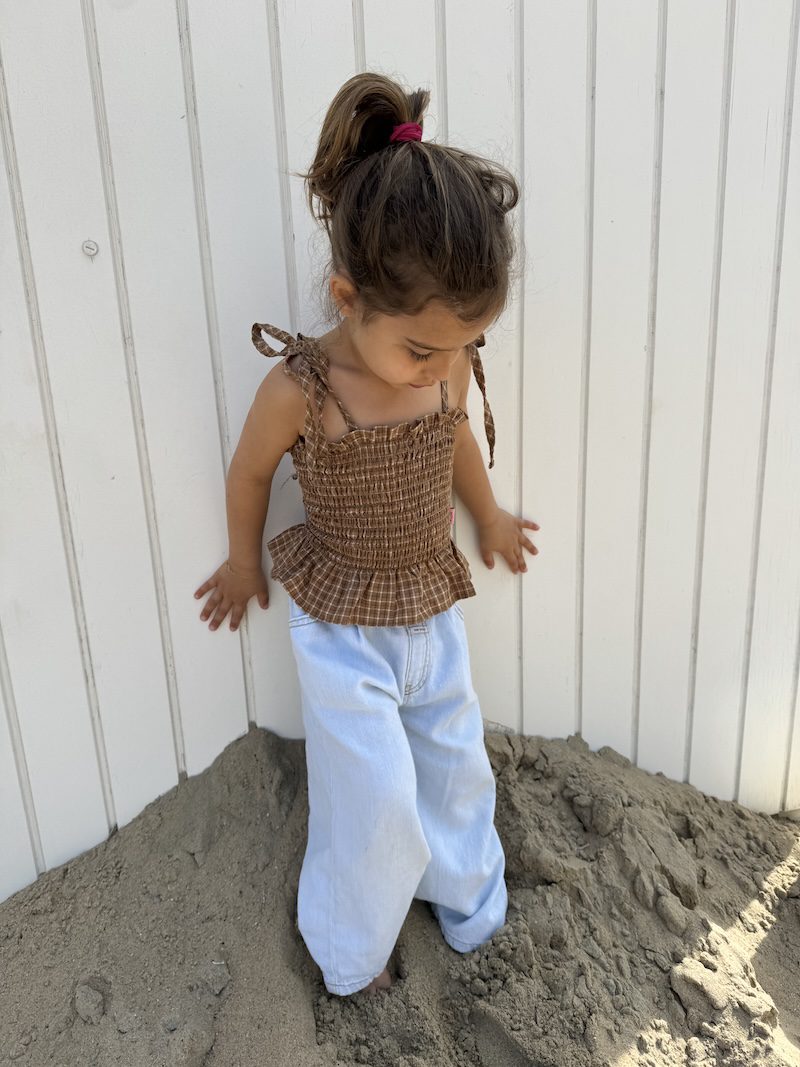 Wide Linen Flow Jeans
