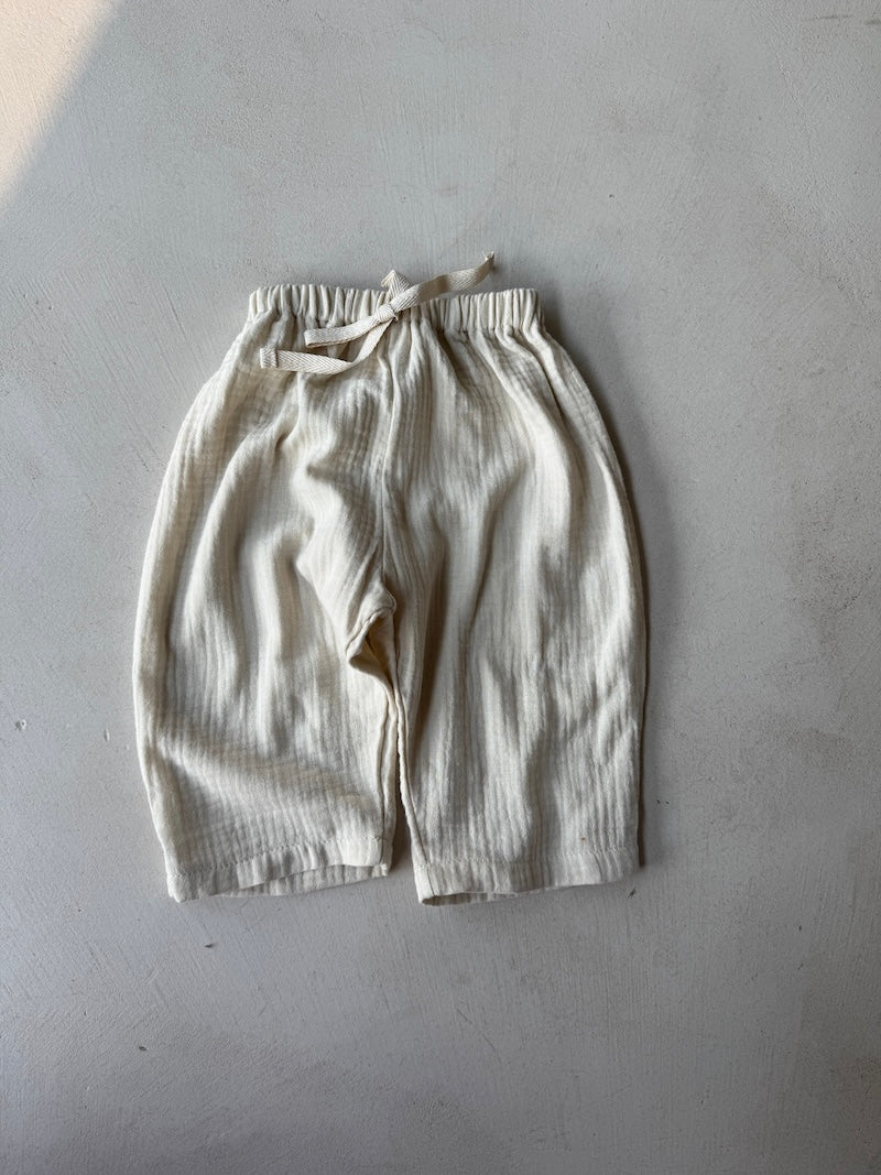 Natural Cotton Pants Natural