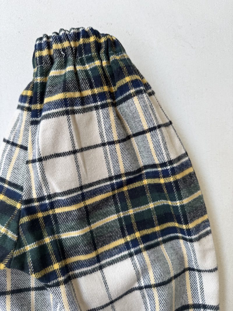 Tartan baby pants